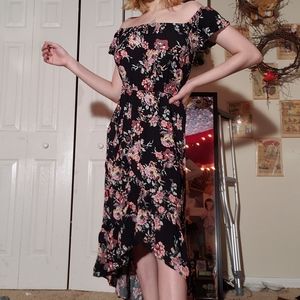 Black Floral Dress